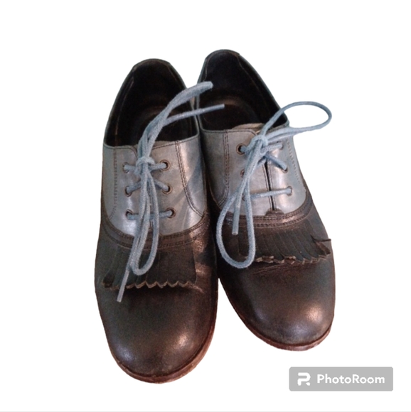 Wolverine by Samantha Pleet Nesbit Kiltie Leather Oxford 7.5 B 1000 Mile Shoes - Picture 11 of 13